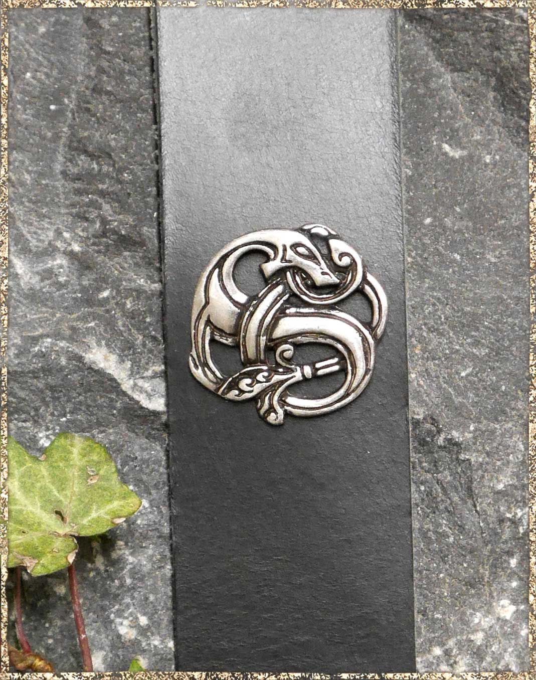 Zierniete Drache Viking altsilber